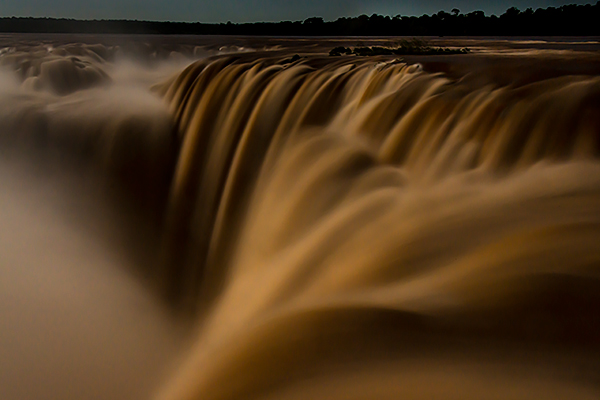 Moonlight on Devil's Throat, Iguazu Falls© 2013 Bob Harvey